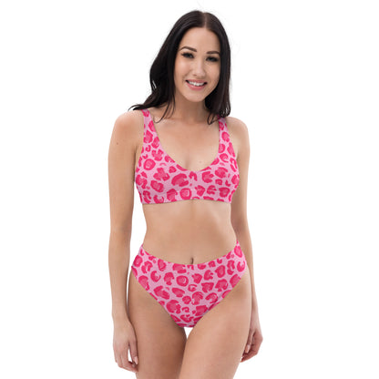 Ivy Print Recycelter Bikini mit hoher Taille