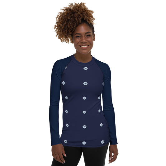 Indigo Balls Women's Rash Guard