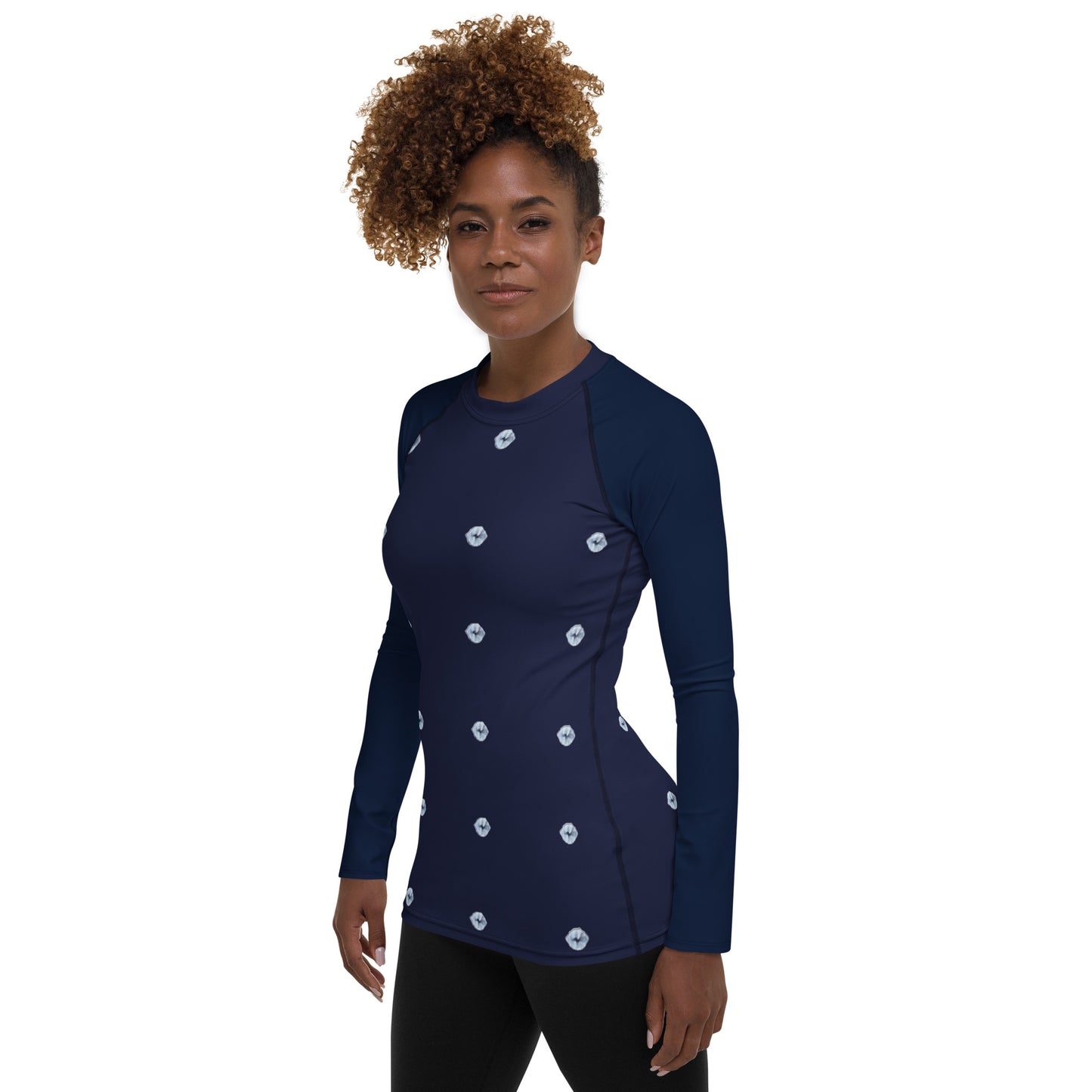 Indigo Balls Women's Rash Guard