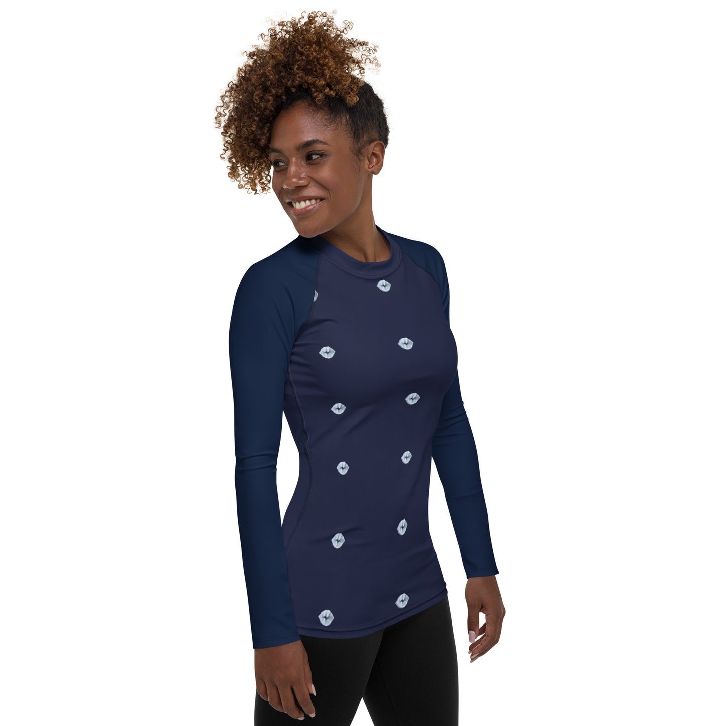 Indigo Balls Women's Rash Guard