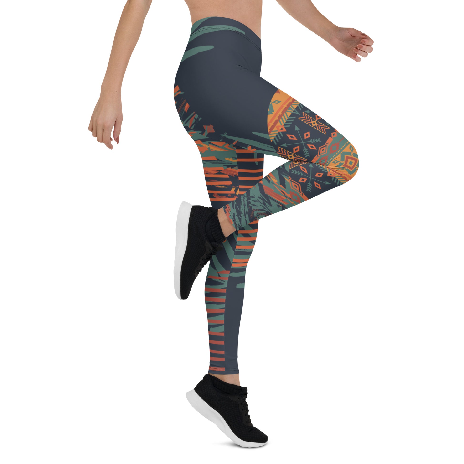 TEEKI Eagle Feather leggins - Verde - Mejor Mallas - Sea Yogi